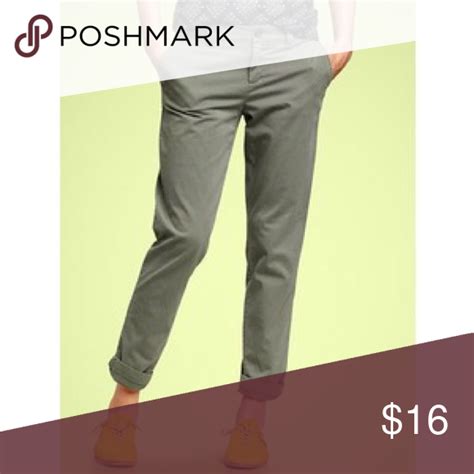 Gap Broken In Straight Olive Green Khakis Green And Khaki Khaki Gap