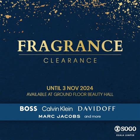 Sogo Kl Fragrance Clearance Sale Until November