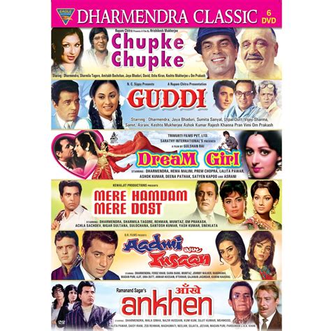 Amazon.in: Buy Dharmendra Classic 6 Movies Pack (Chupke Chupke + Guddi ...