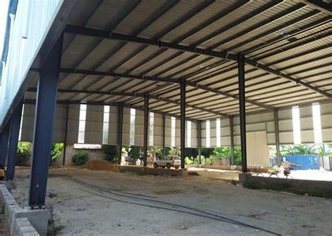 Prefabricated Light Steel Frame Warehouse Construction Large Span