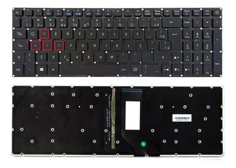 Teclado Retroiluminado Para Acer Aspire Vx Vx G Abnt Frete Gr Tis