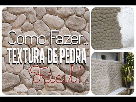 DIY RECICLE SEMPRE Como Fazer Textura De Pedra Facilmente YouTube