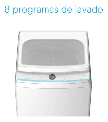 Lavarropas Midea Kg Carga Superior Programas Color Blanco La