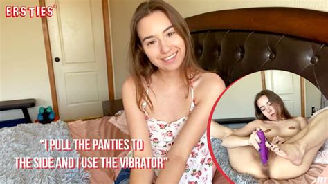 Ersties Cute Brunette Plays With Her Shaved Pussy Free Sex Video Redtube