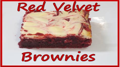 Red Velvet Brownies Recipe Youtube