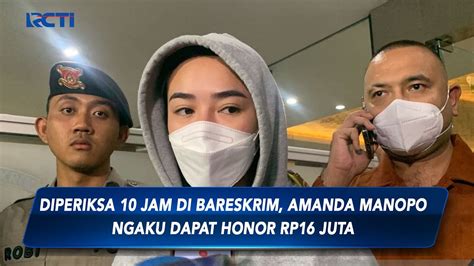 Amanda Manopo Diperiksa Di Bareskrim Polri Kasus Promosi Judi Online Di