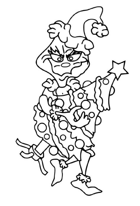 The Grinch Christmas Coloring Pages