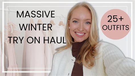 Massive Winter Try On Haul Abercrombie Walmart J Crew Factory