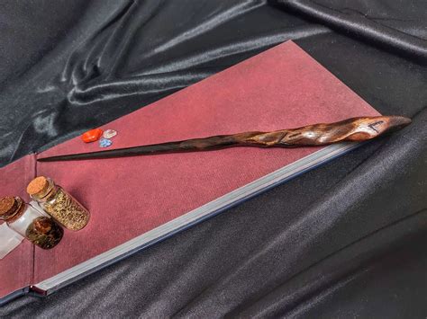 Walnut Wand Handmade Wooden Wand Etsy