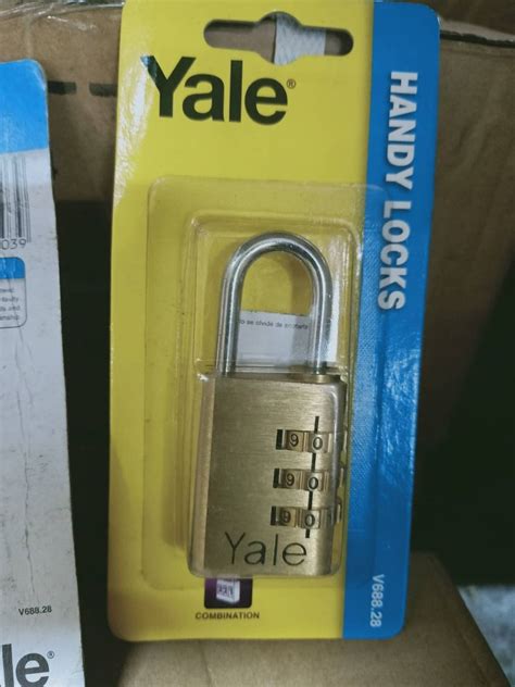 Yale Resettable Combination Padlock Brass Padlock Big Body And Small