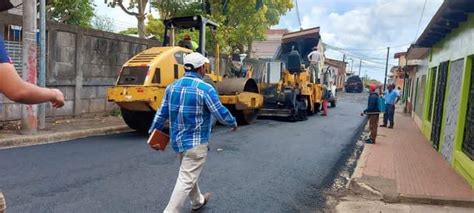 Avanza A Buen Ritmo Programa Calles Para El Pueblo En Diriamba Radio