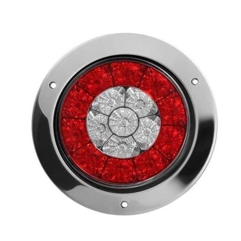 Dx X Led Camion Clignotant Rond Marqueur Lat Ral Feu Stop De