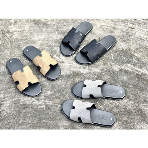 Dép Hm Nam Hàng Cao Cấp Dép Quai Ngang Hm Qoai Da Đế Cao Su Chống Trơn Hàng HOT trend FREESHIP