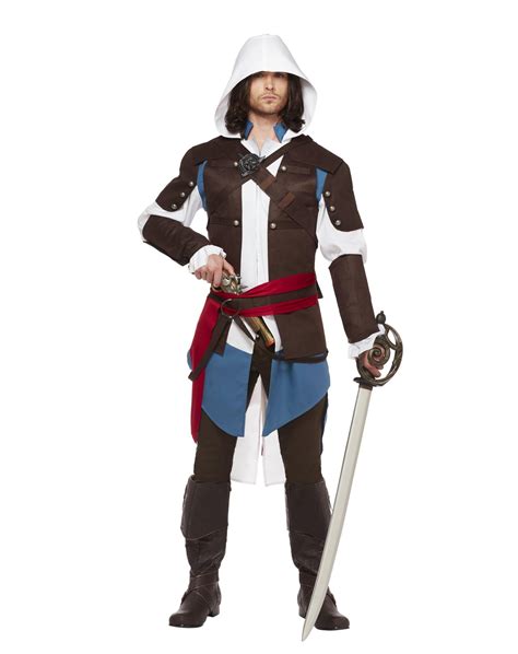 Online Store Spirit Halloween Adult Edward Kenway Costume Assassins