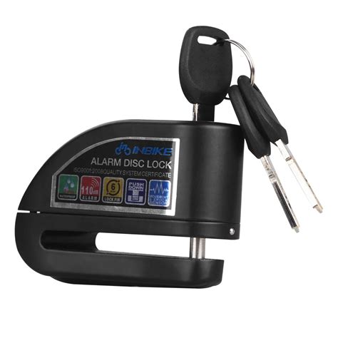 Bike Alarm Disc Lock Anti Theft Security Alarm Electron Lock