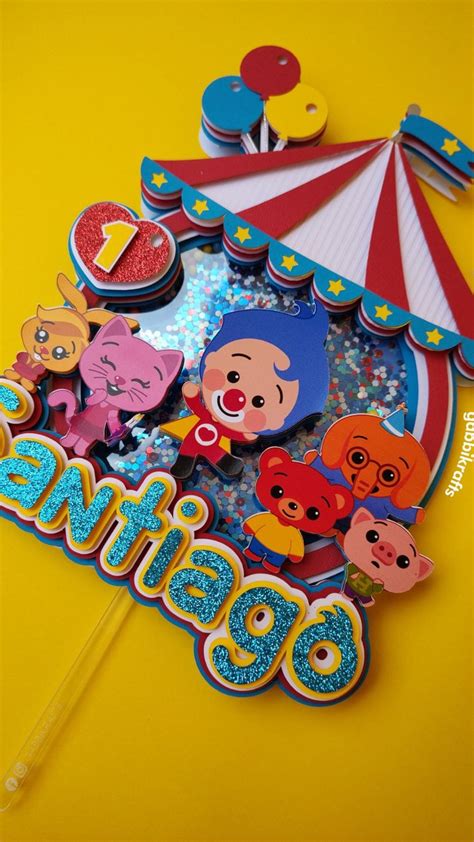 Caketopper Plim Plim Circus Party Fiesta Party Enamel Pins