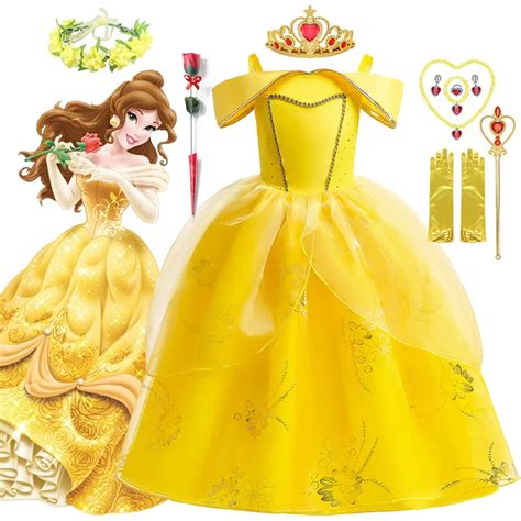 Disfraz De La Bella Y La Bestia De Disney Para Ni As Vestido De