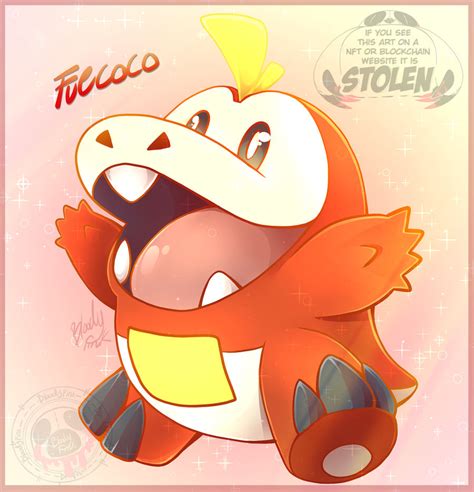 Pokemon Gen 9 Fanart Fuecoco By Bloodypink M On Deviantart