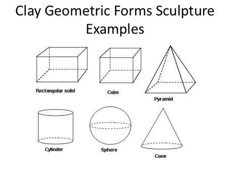 geometric forms  sculpture