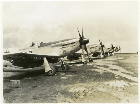 American P-51 fighter planes on Iwo Jima, 1945-46 | The Digital ...