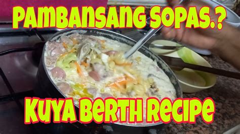 How To Cook Simple Recipe Filipino Sopas Youtube