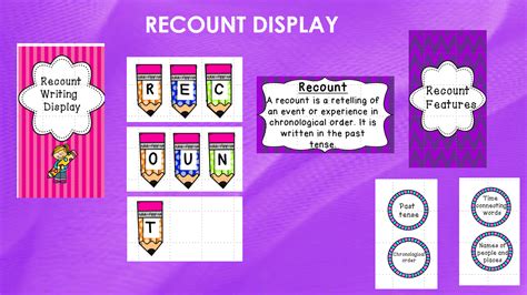 Mash 3rd 4th Class Recount Writing Display