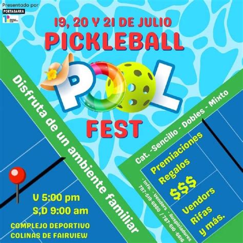 Pickleball Pool Fest Puerto Rico Pickleball Tournaments