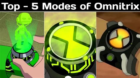 Top Modes Of Omnitrix All Modes Of Omnitrix Ben Omnitrix