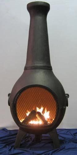 Propane Chiminea Blue Rooster Alch027gk Lpg Prairie Gas Chiminea