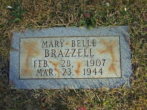 Mary Belle Meharg Brazzell Homenaje De Find A Grave