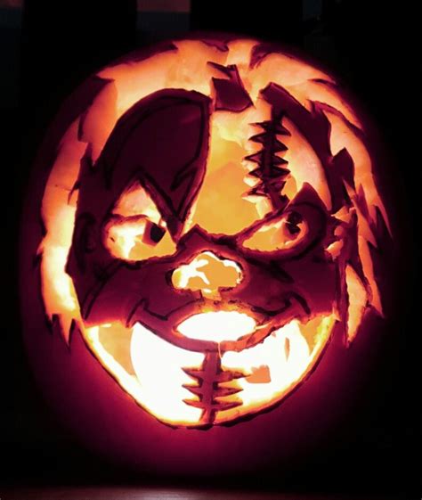 Chucky Pumpkin Chucky, Pumpkin Carving, Art, Art Background, Kunst ...