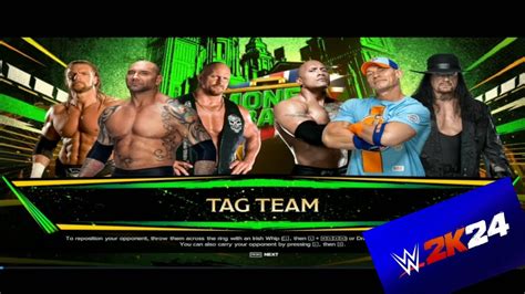 FULL MATCH TEAM JOHN CENA VS TEAM BATISTA 6 MAN TAG TEAM ELIMINATION