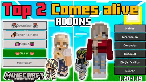 BEST COMES ALIVE ADDONS For Minecraft PE 1 20 1 19 Addons YouTube