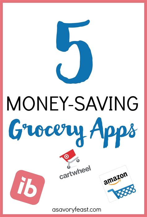 5 Money-Saving Grocery Apps - A Savory Feast