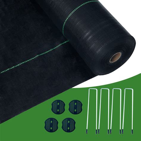 Buy Weeding Weed Barrier 4ft X100ft Weed Barrier Landscape Fabric Heavy Duty 3 2oz Roll Woven