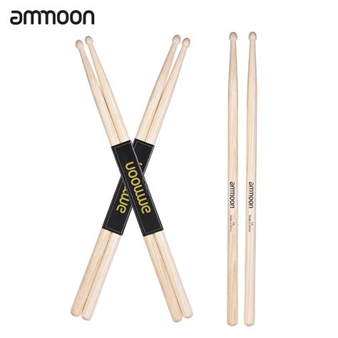 Aliexpress.com : Buy ammoon Standard 7A Wooden Drumsticks Drum Sticks ...