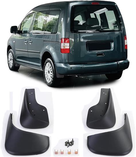 Schmutzf Nger Set Vorne Und Hinten Schwarz F R Vw Caddy Iii Iv V