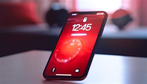 Футуристический значок смартфона освещает приборную панель автомобиля ...