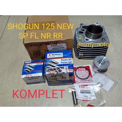 Jual CYLINDER BLOK BLOCK SEHER KOMPLET SUZUKI SHOGUN 125 NEW SP FL NR