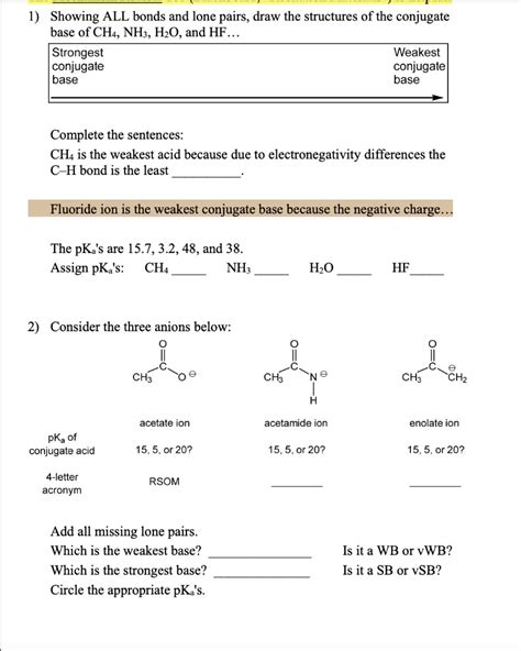 SOLVED 1 Showing ALL Bonds And Lone Pairs Draw The Structures Of The