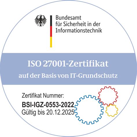 CIT ISO 27001 Zertifizierung