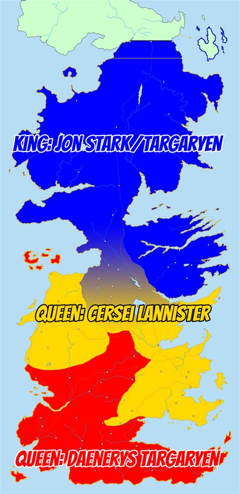 Political Map Of Westeros - Pacific Centered World Map