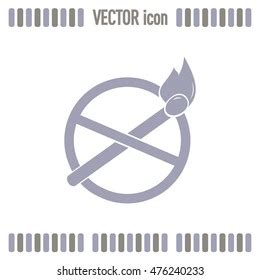 No Naked Flame Warning Sign Vector Stock Vector Royalty Free Shutterstock