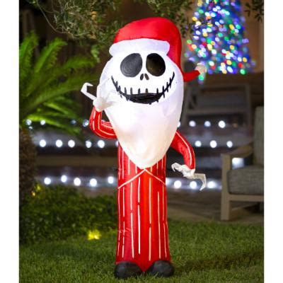 INFLABLE NAVIDEÑO ILUMINADO 1 22 M X 37 X 22 CM JACK SKELLINGTON SANTA