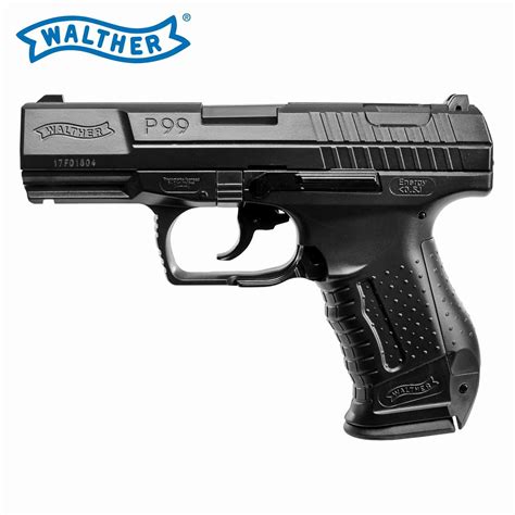 Walther P99 Schwarz Federdruck Softair Pistole 6 Mm BB P14