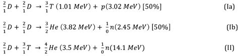 Nuclear Fusion Equation Deuterium Tritium Tessshebaylo