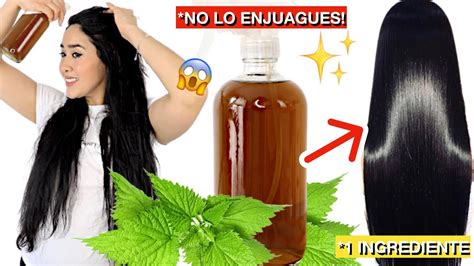 No Lo Enjuagues Y Tu Cabello No Dejara De Crecer 😱 DetÉn La CaÍda Del