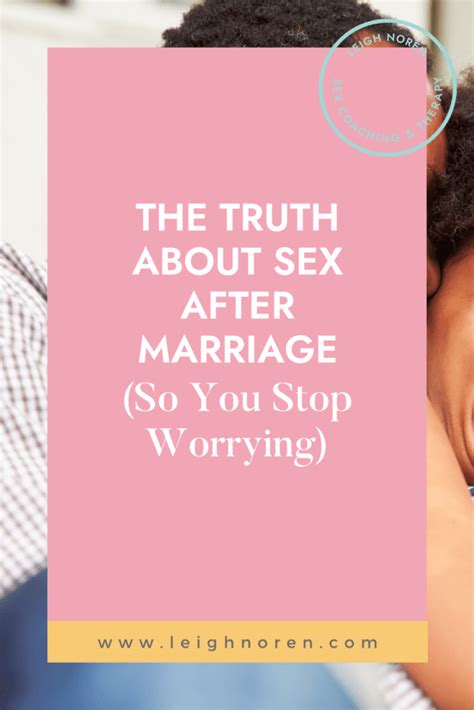 What No One Tells You About Sex After Marriage