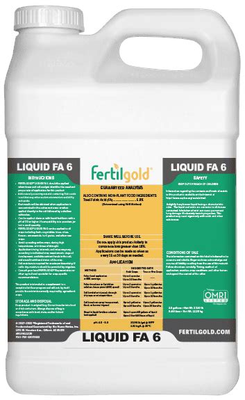 Fertilgold Liquid Fa 6 Fertilgold