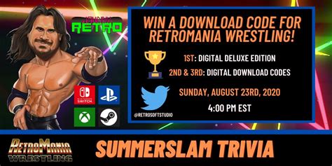 Retromania Wrestling On Twitter This Sunday Afternoon Before The Big